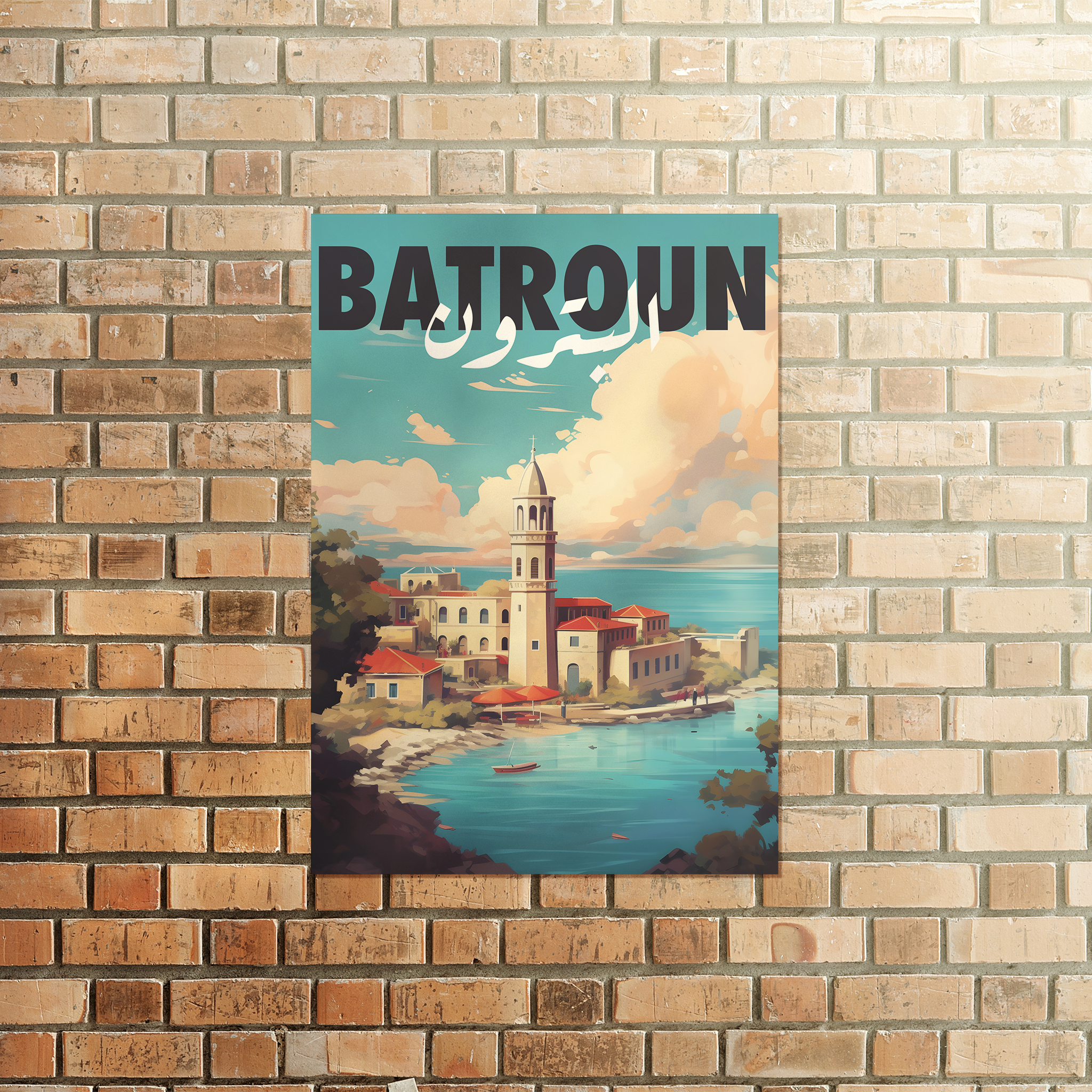 Batroun Poster - A Coastal Gem