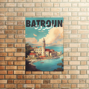 Batroun Poster - A Coastal Gem