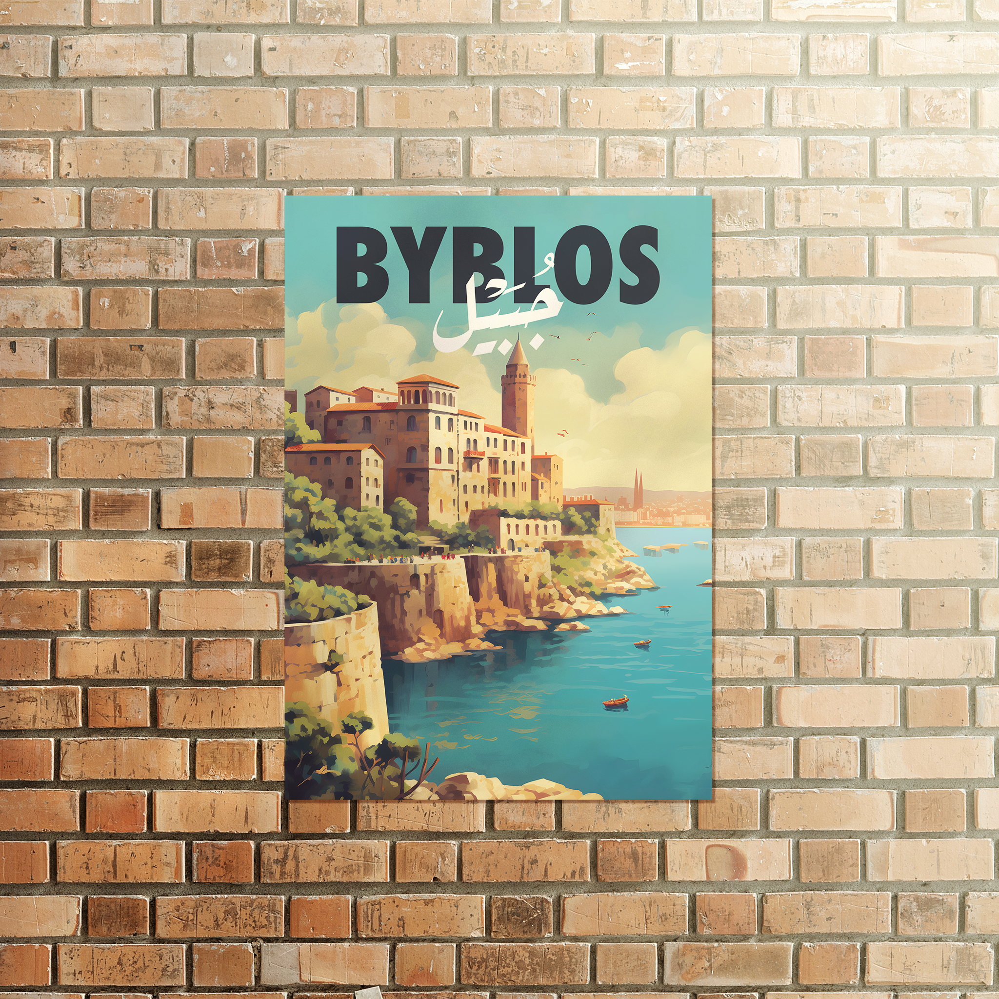 Byblos Poster - Where History Meets the Sea