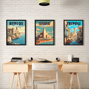 Byblos Poster - Where History Meets the Sea