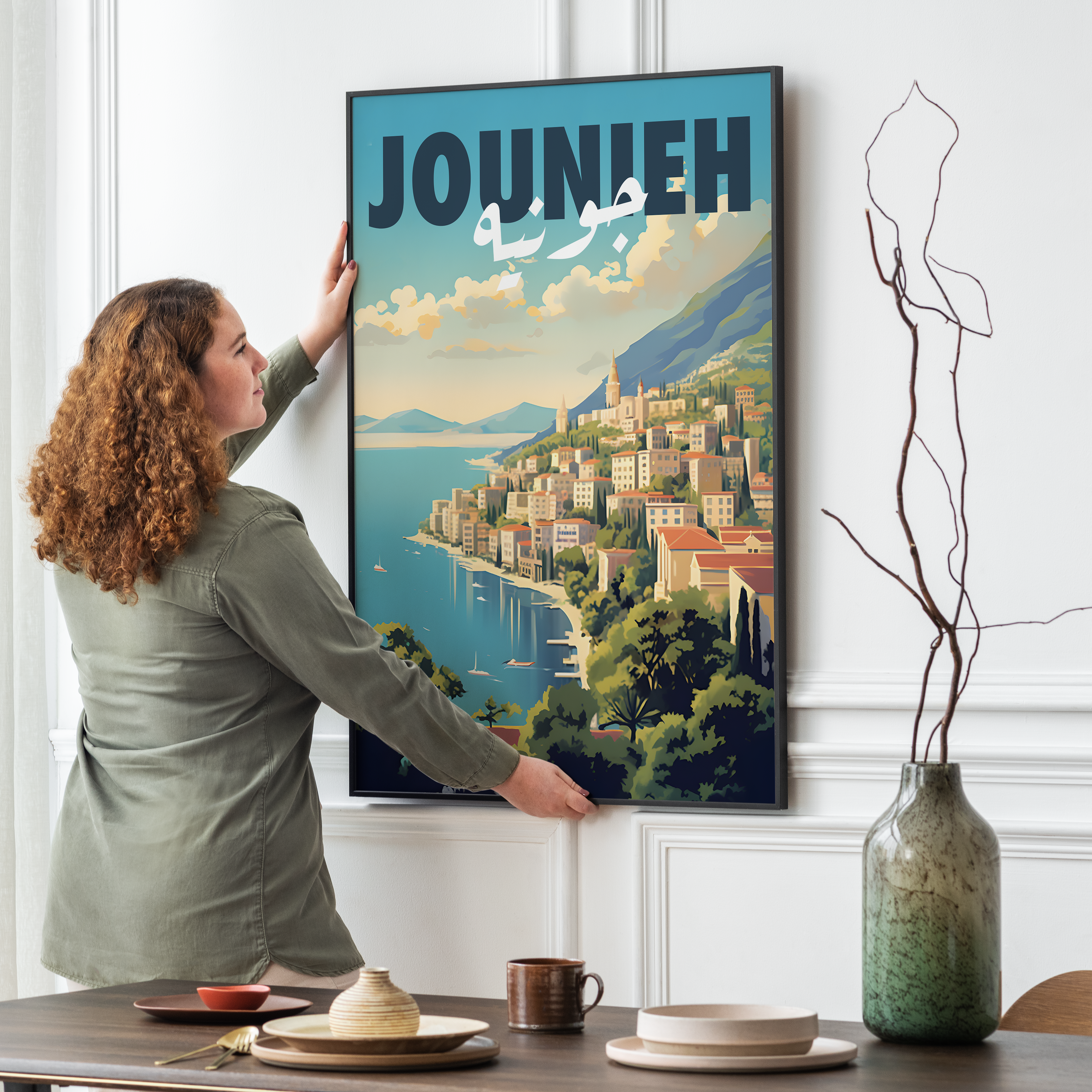 Jounieh Poster - Seaside Serenade