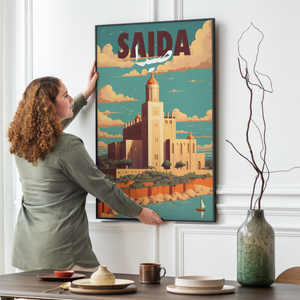 Saida Poster - The Echoes of Phoenicia